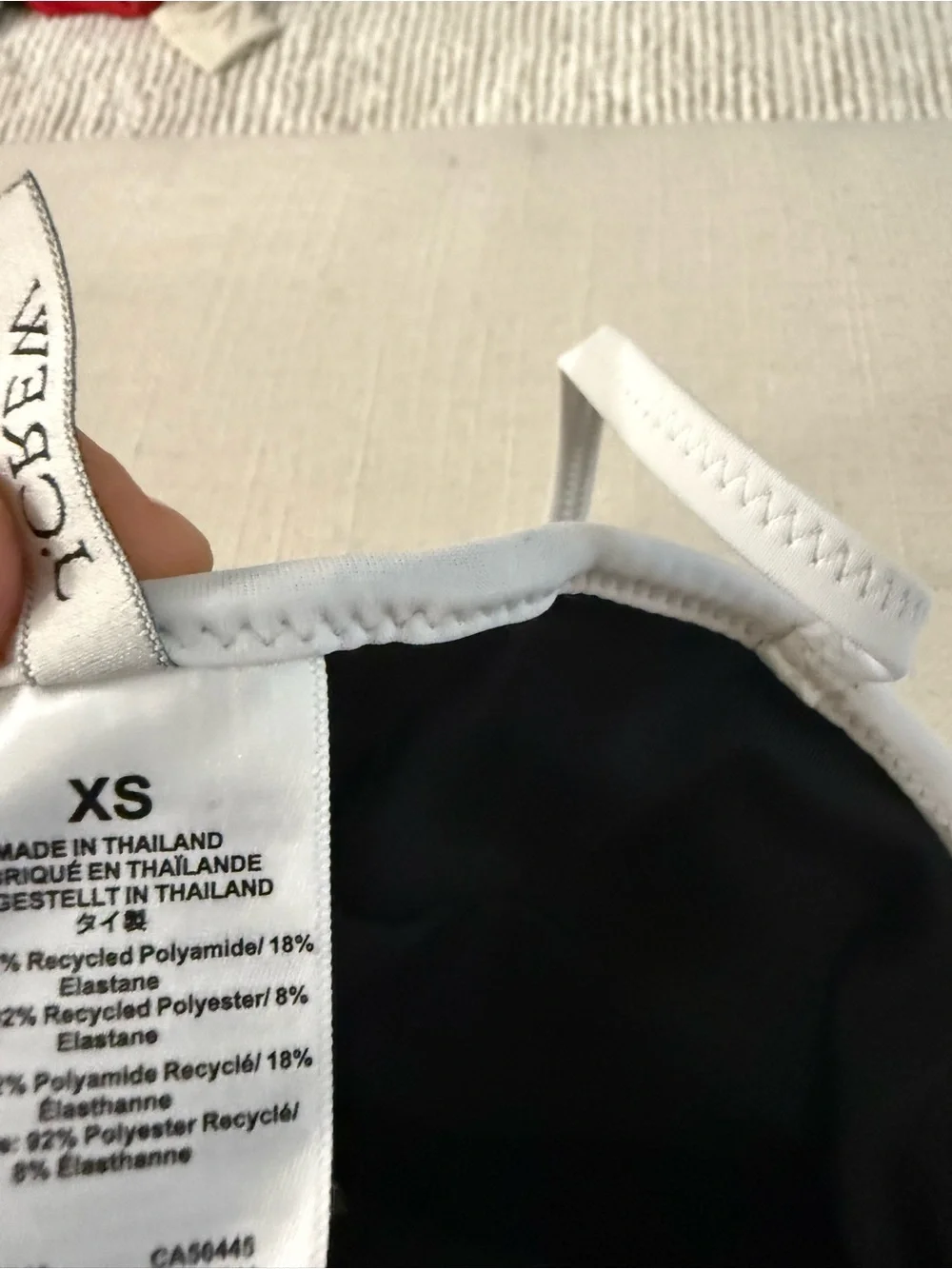 Jcrew Black and White Contrast Bandeau Bikini Set - Women Swim - Picture 3 of 3